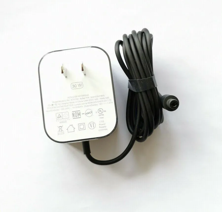 18V 1.67A Power Adapter 30W for Amazon Echo (3rd Gen) Echo Plus (2nd Gen) Show 8