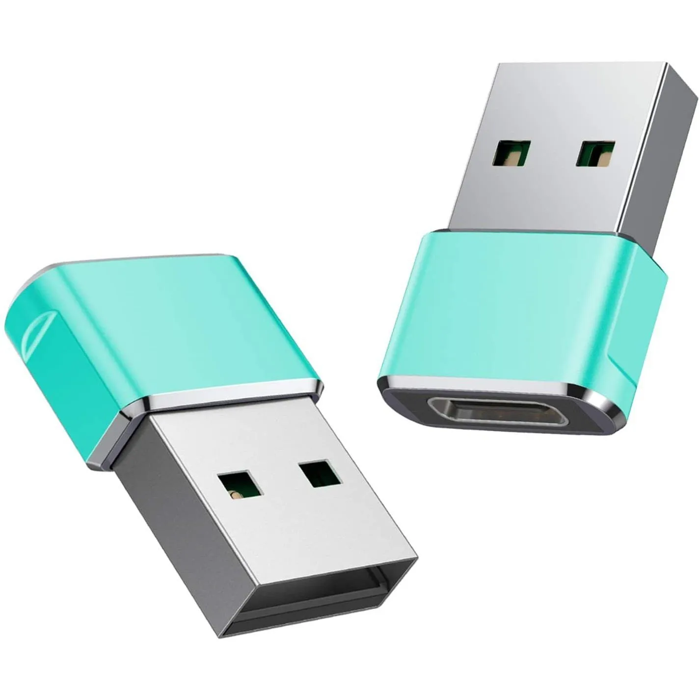 2-Pack: USB C Female to USB Male Adapter