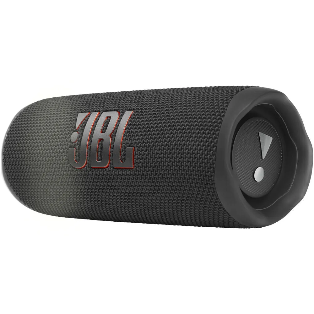 2x JBL Flip 6 Portable Waterproof Bluetooth Speaker - Black