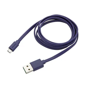 4-Foot Flat Micro USB Cable (Purple)