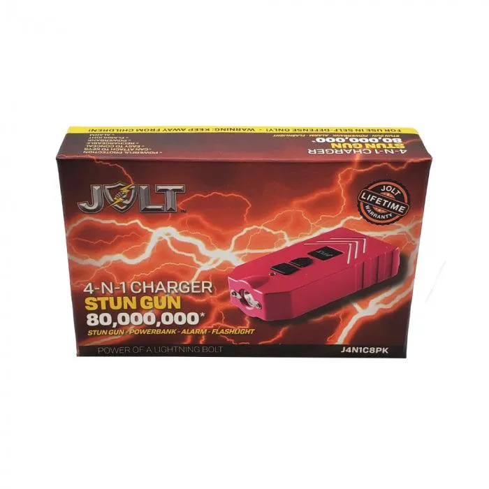 50 Units - JOLT 4-N-1 Charger Stun Gun 80,000,000 Volts