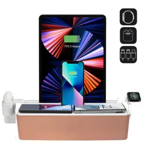 ALLDOCK Wireless Family Aluminum Rose Gold & White Package