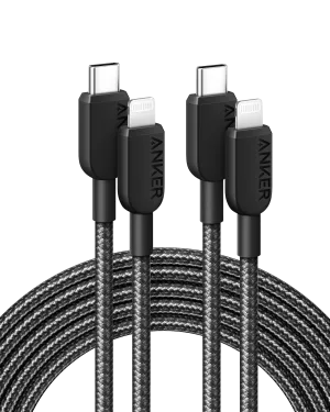 Anker <b>310</b> USB-C to Lightning Cable (10  ft, 2-Pack)