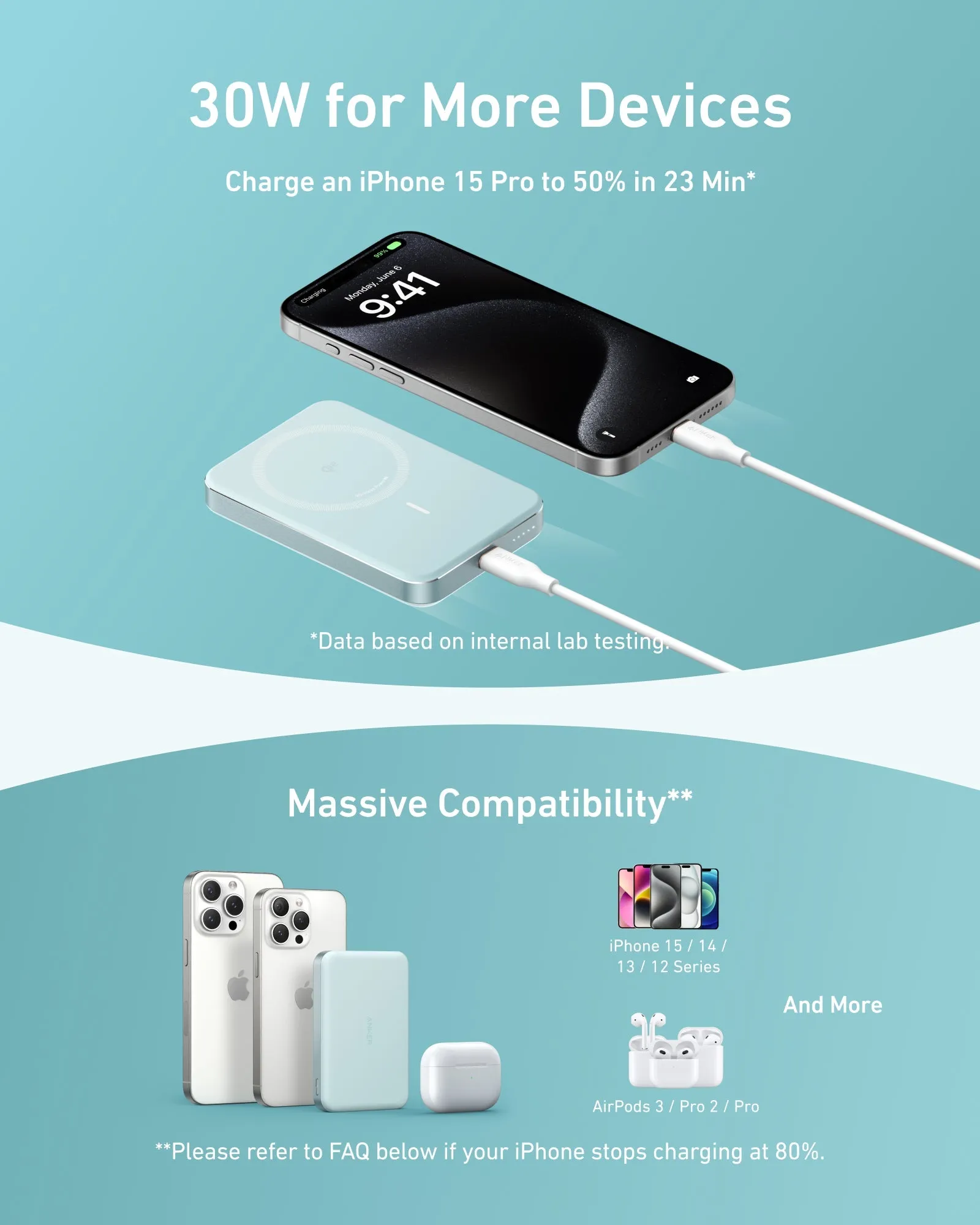 Anker MagGo Power Bank (10K, Slim)  | Customizable