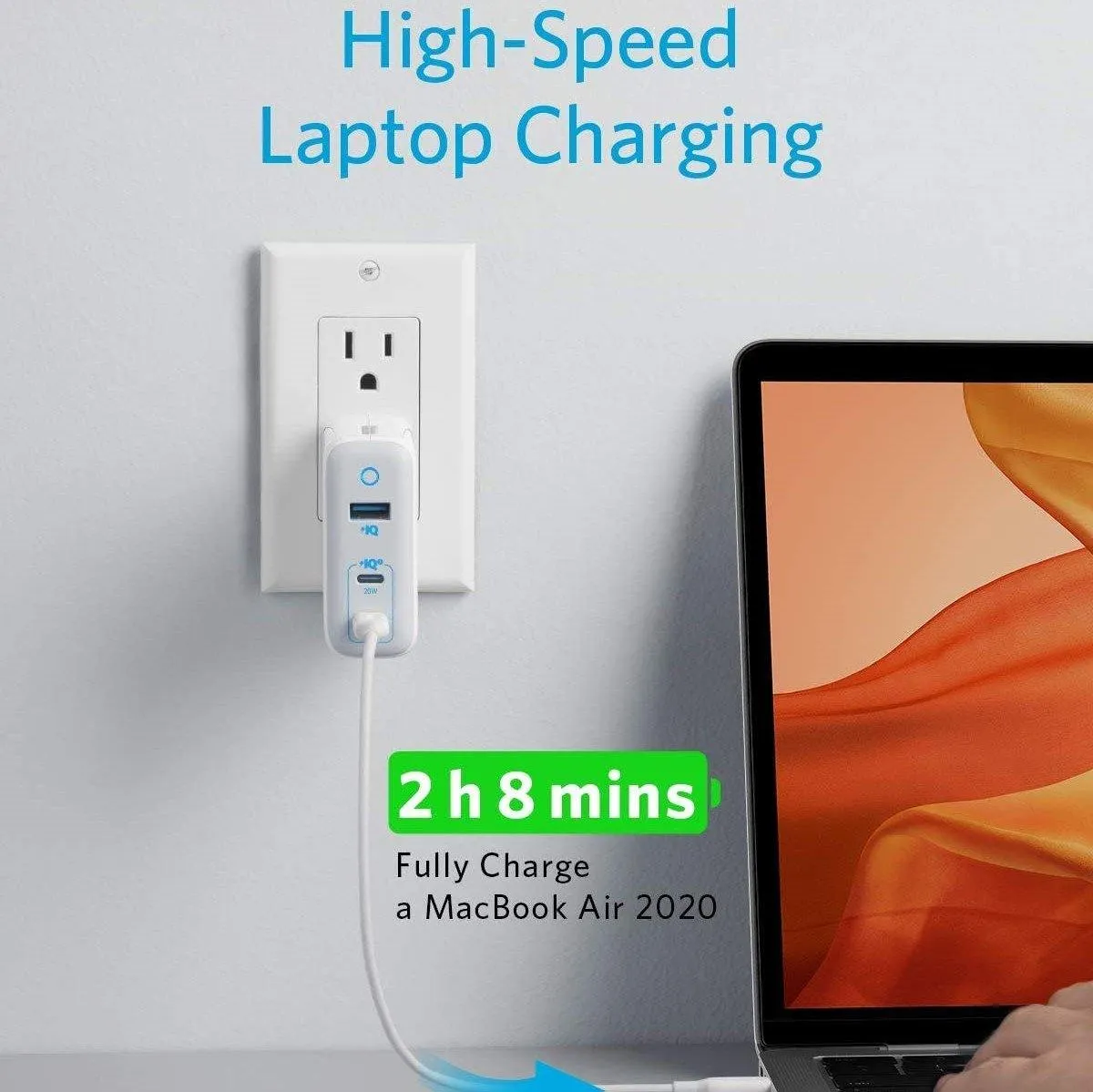 ANKER PowerPort Elite III 3-Port 65W Wall Charger