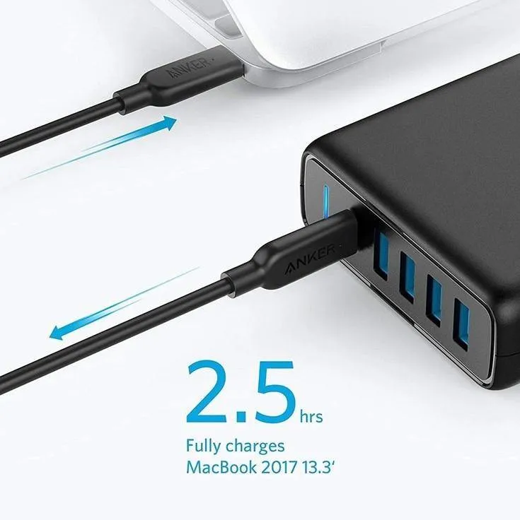 Anker PowerPort I PD with 1PD and 4 PIQ Wall Charger