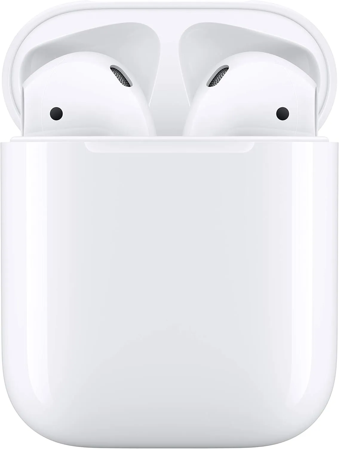 Apple AirPods with Charging Case (2nd Generation) (MV7N2AM/A) - With Cleaning Cloth and USB Power Adapter (Renewed) - Reconditioned