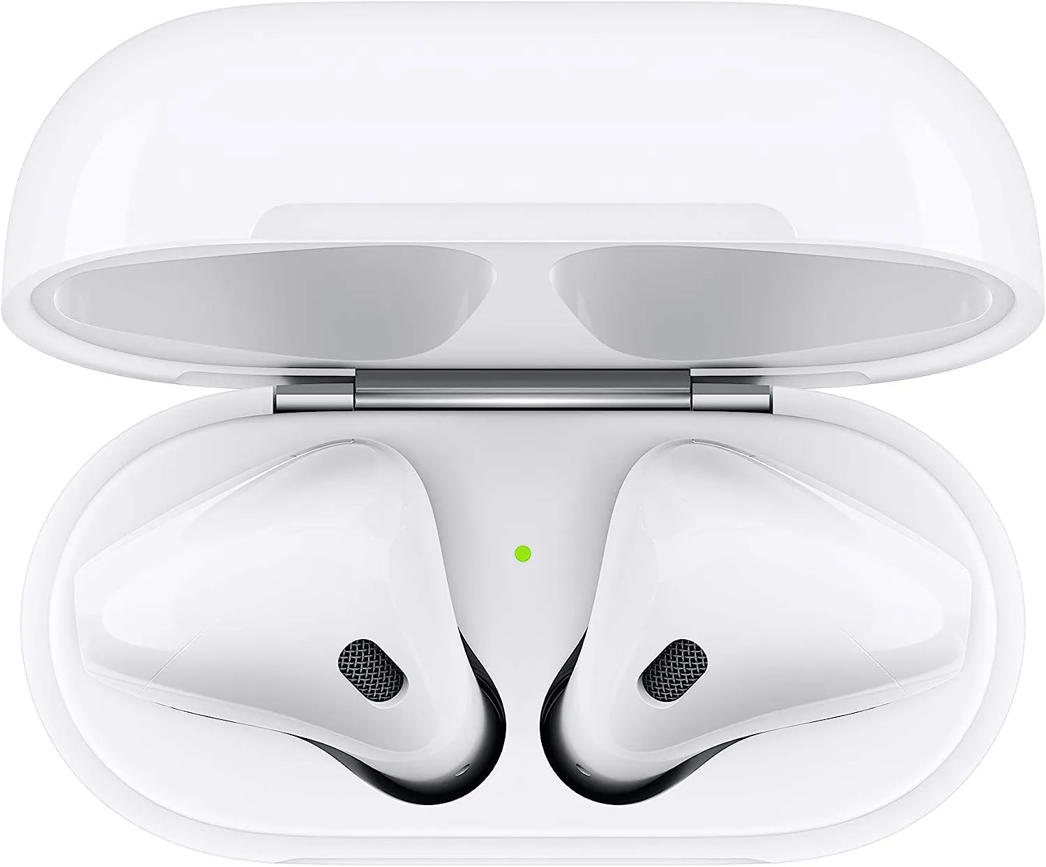 Apple AirPods with Charging Case (2nd Generation) (MV7N2AM/A) - With Cleaning Cloth and USB Power Adapter (Renewed) - Reconditioned