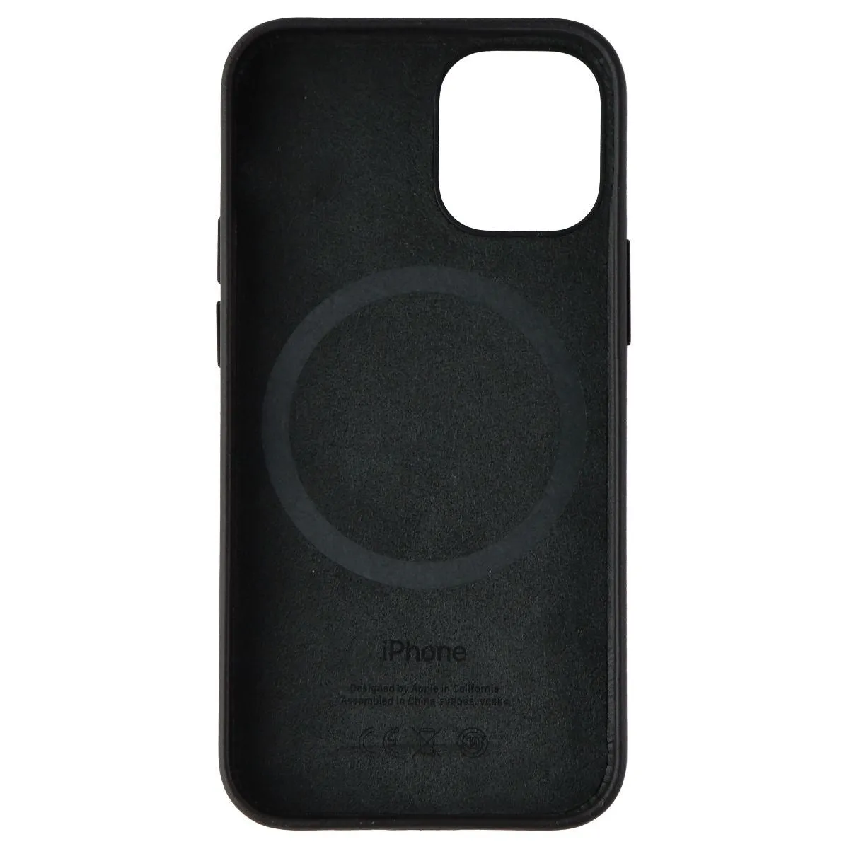 Apple Leather Case for MagSafe (for iPhone 12 mini) - Black (‎MHKA3ZM/A)