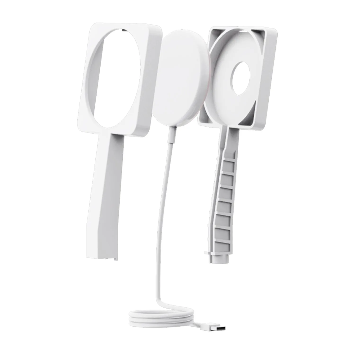 Apple MagSafe Compatible Magnetic Charger and Mount - White