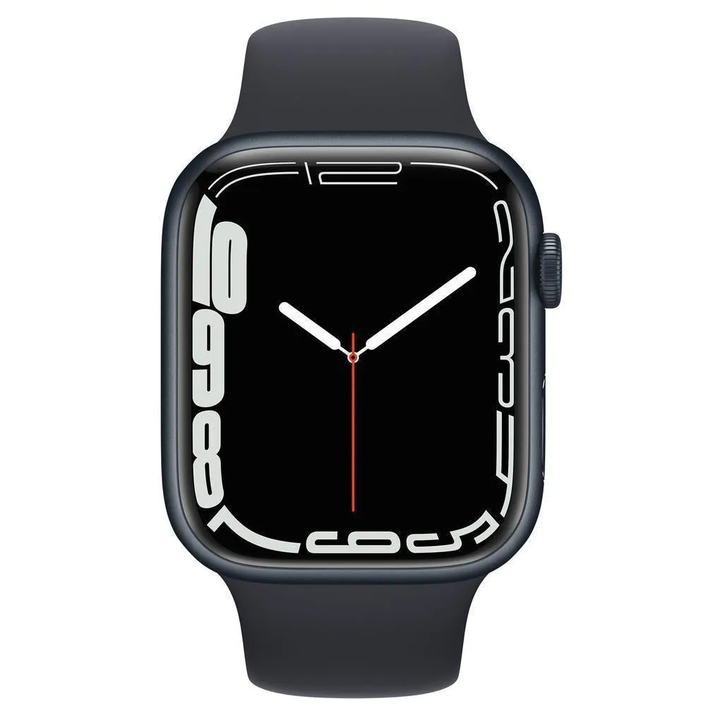 Apple Watch Series 7 (2021) GPS 45 mm - Aluminium Midnight - Sport band Black