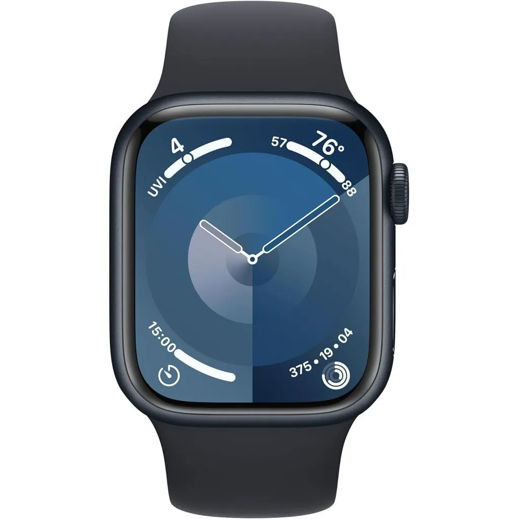 Apple Watch Series 9 (2023) GPS   Cellular 45 mm - Aluminium Midnight - Sport band Black