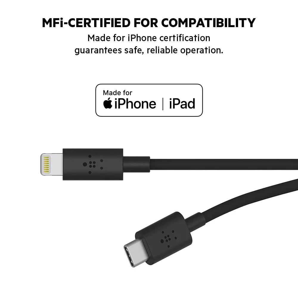 Belkin Apple Certified Lightning To Type C Cable