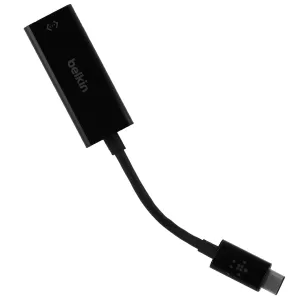 Belkin USB-C to Gigabit Ethernet Adapter - Black (F2CU040btBLK)