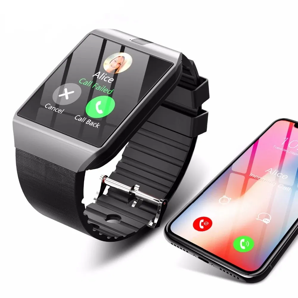 Bluetooth Smart Watch Smartwatch DZ09 Android Phone Call Relogio 2G GSM SIM TF Card Camera for iPhone Samsung HUAWEI PK GT08 A1