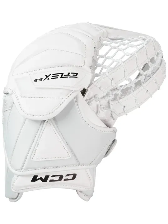 Ccm Eflex 6.5 Senior Goalie Catcher Gme6.5 Reg Wh/Wh/Wh/Wh