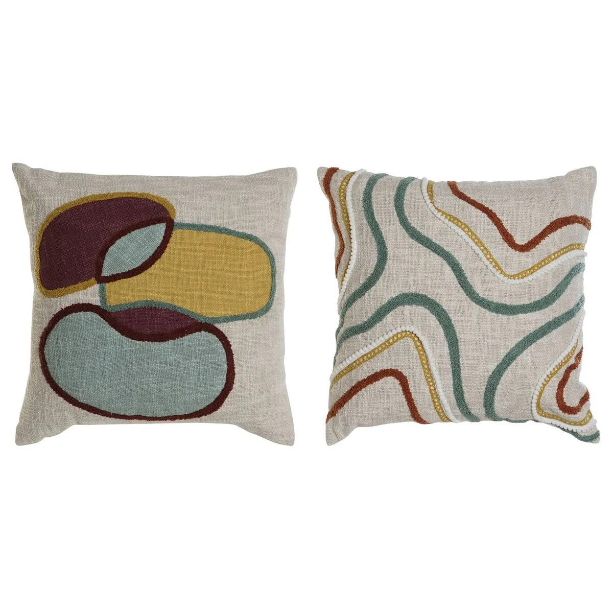 Cushion Home ESPRIT Multicolour 45 x 15 x 45 cm (2 Units)