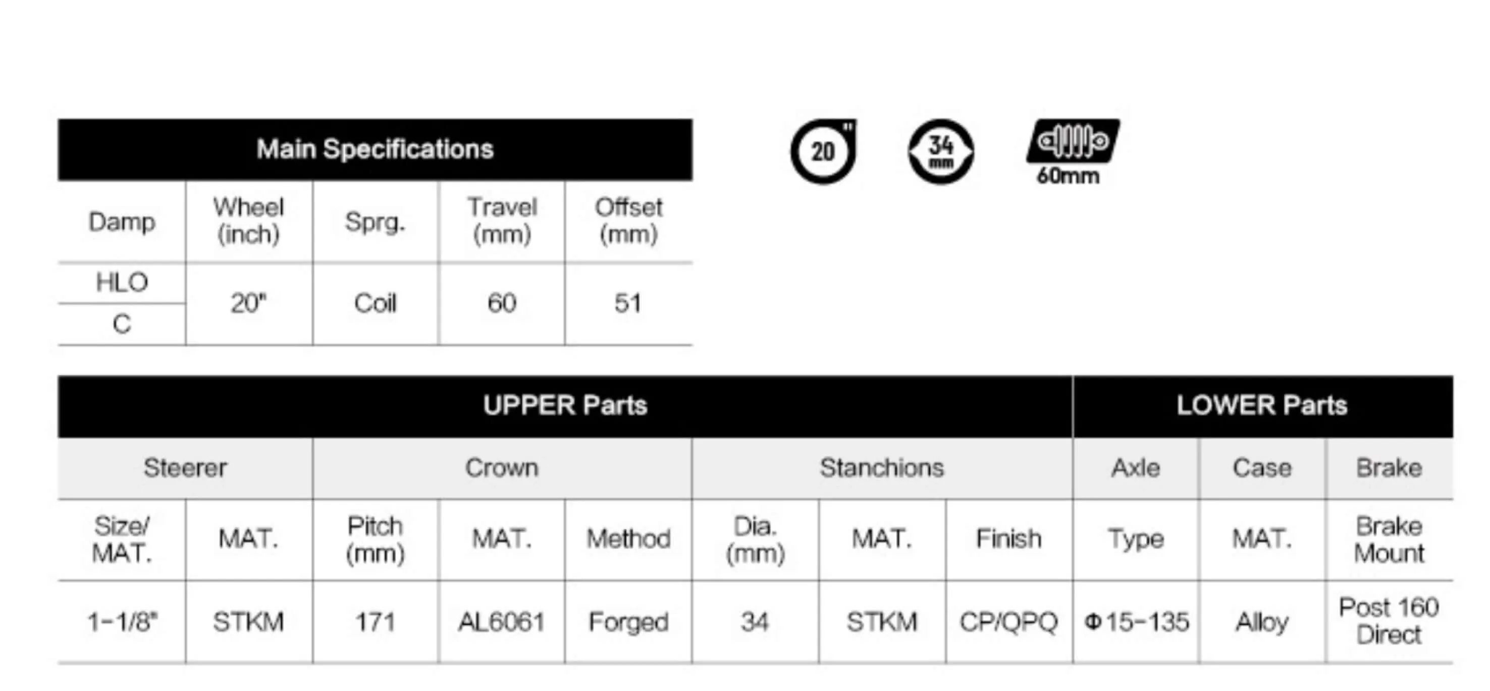 Fastace 350lb Rear Shock for MG BG