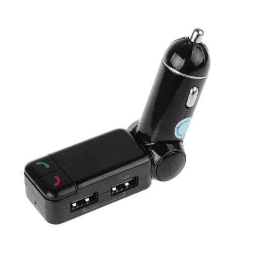 FM Transmitter Modulator Bluetooth Handsfree Adapter USB Charger AUX MP3 Player