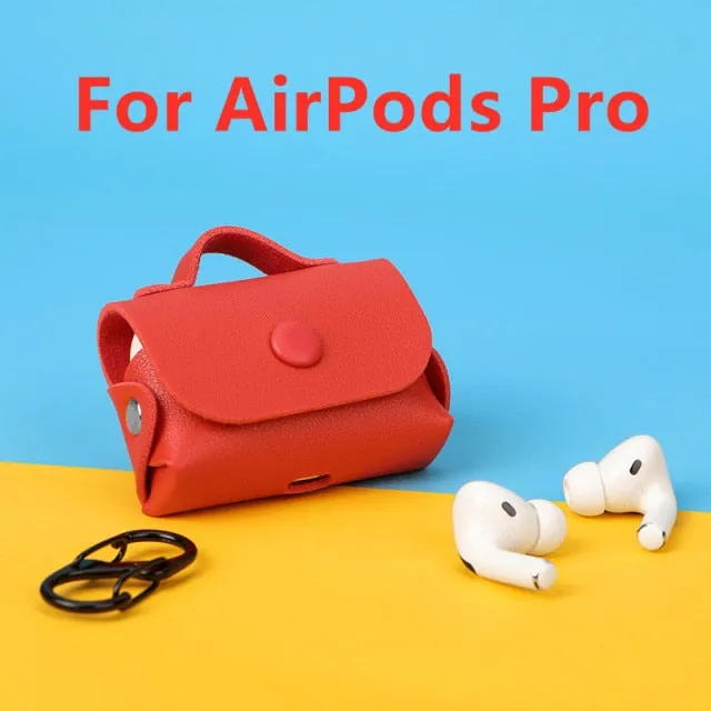 For Apple Airpods earphone 1 2 Pro Case Cute leather Accessories protector kawaii tassel earphone shell for AirPods Pro Cases|Earphone Accessories|