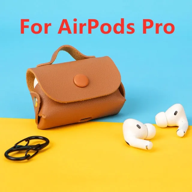 For Apple Airpods earphone 1 2 Pro Case Cute leather Accessories protector kawaii tassel earphone shell for AirPods Pro Cases|Earphone Accessories|