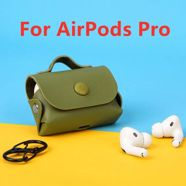 For Apple Airpods earphone 1 2 Pro Case Cute leather Accessories protector kawaii tassel earphone shell for AirPods Pro Cases|Earphone Accessories|