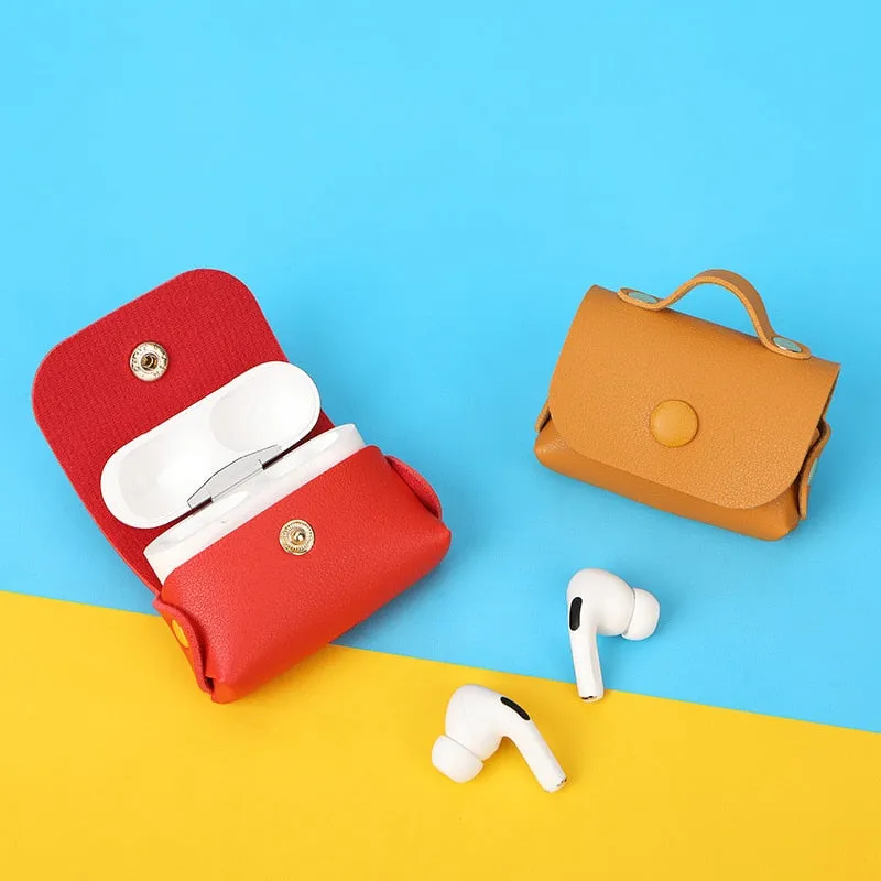 For Apple Airpods earphone 1 2 Pro Case Cute leather Accessories protector kawaii tassel earphone shell for AirPods Pro Cases|Earphone Accessories|