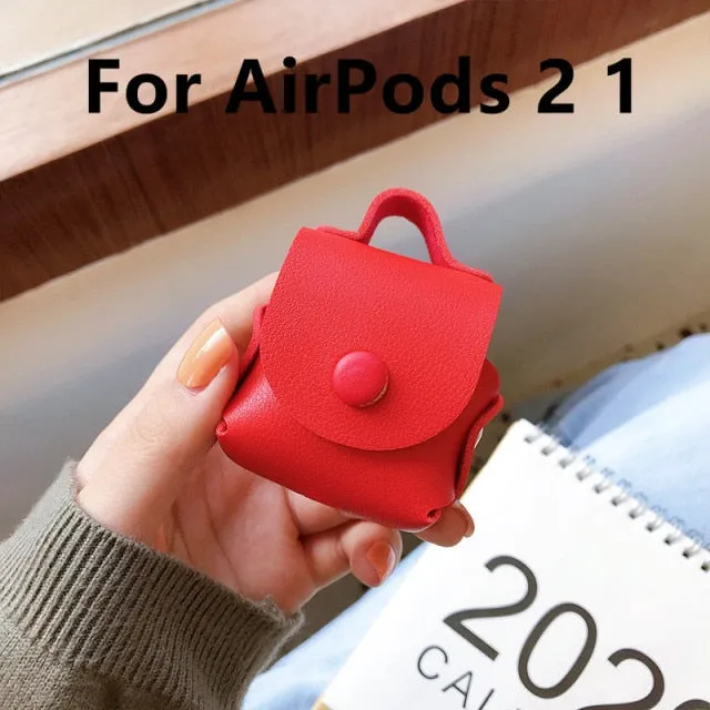 For Apple Airpods earphone 1 2 Pro Case Cute leather Accessories protector kawaii tassel earphone shell for AirPods Pro Cases|Earphone Accessories|