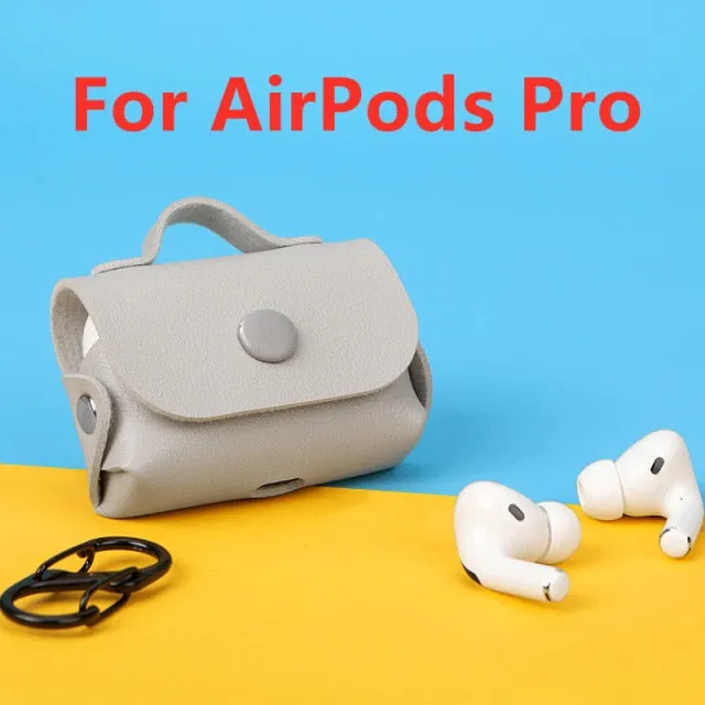 For Apple Airpods earphone 1 2 Pro Case Cute leather Accessories protector kawaii tassel earphone shell for AirPods Pro Cases|Earphone Accessories|