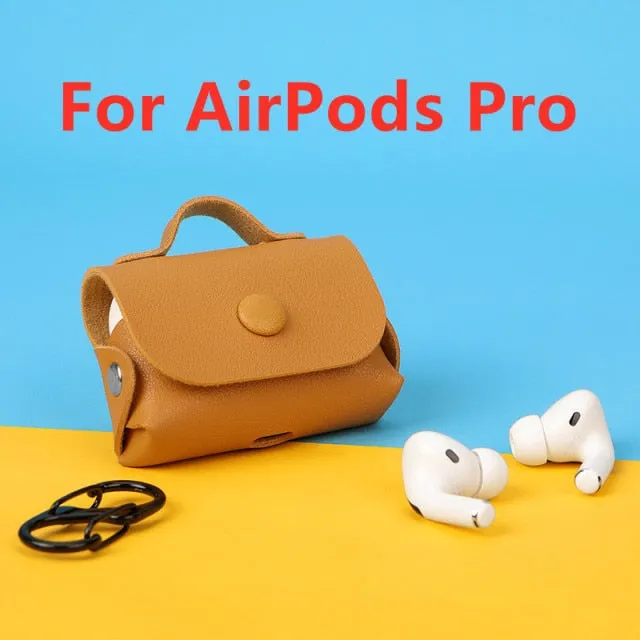 For Apple Airpods earphone 1 2 Pro Case Cute leather Accessories protector kawaii tassel earphone shell for AirPods Pro Cases|Earphone Accessories|