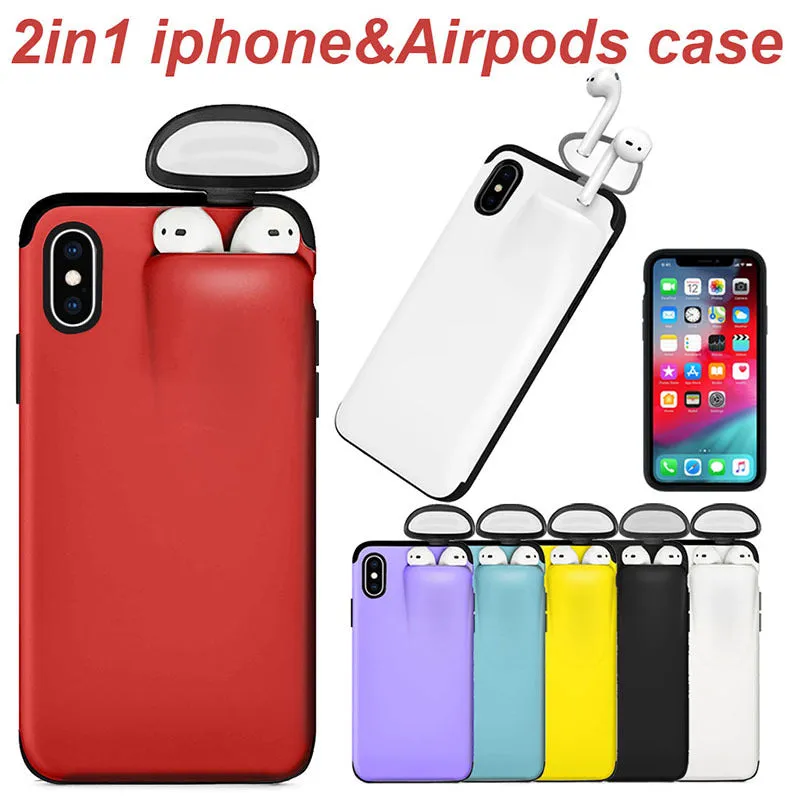 for iPhone 11 Pro Max Case Xs Max Xr X 10 8 7 Plus Cover for AirPods Holder Hard Case Original New Design Hot Sale Dropshipping