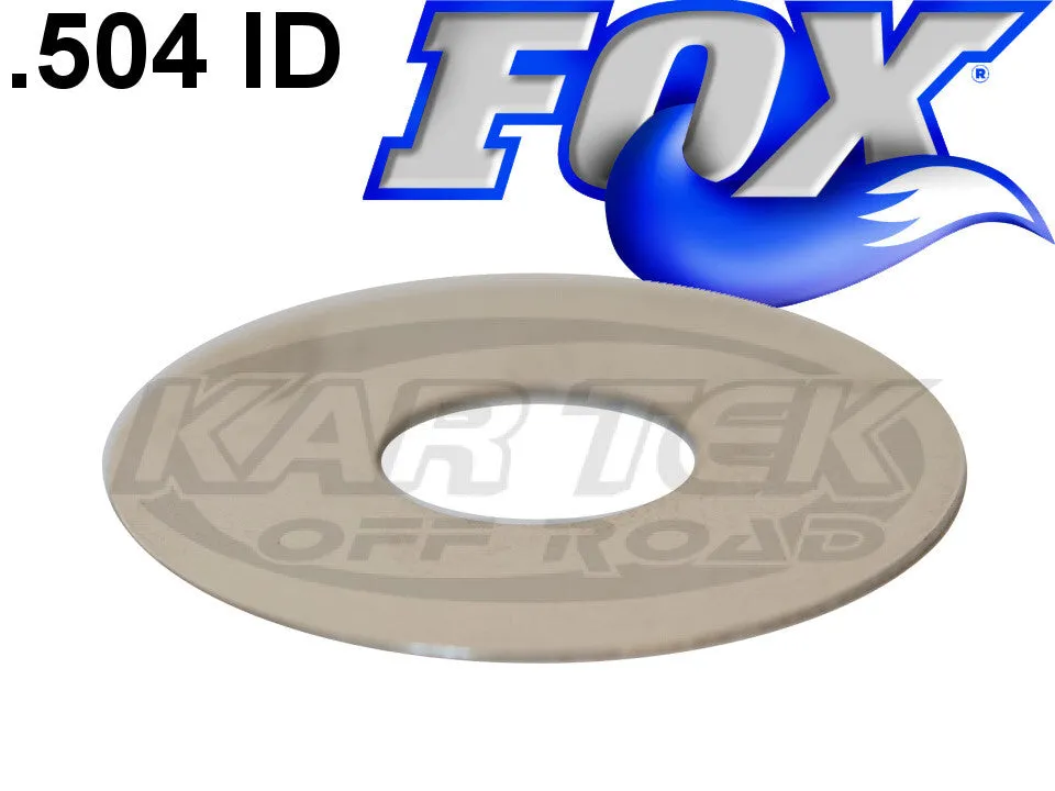 Fox Shocks Rebound Or Compression Valving Shims 0.008" Thick 1.350" Outside Diameter 0.504" ID