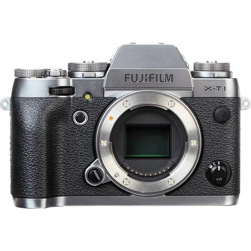 Fujifilm X-T1 Mirrorless Digital Camera (Body Only, Graphite Silver Edition) BUNDLE