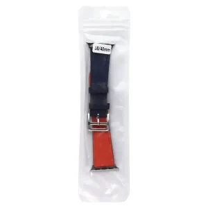 Generic Replacement Leather Watch Band for Apple Watches 38/40mm - Orange