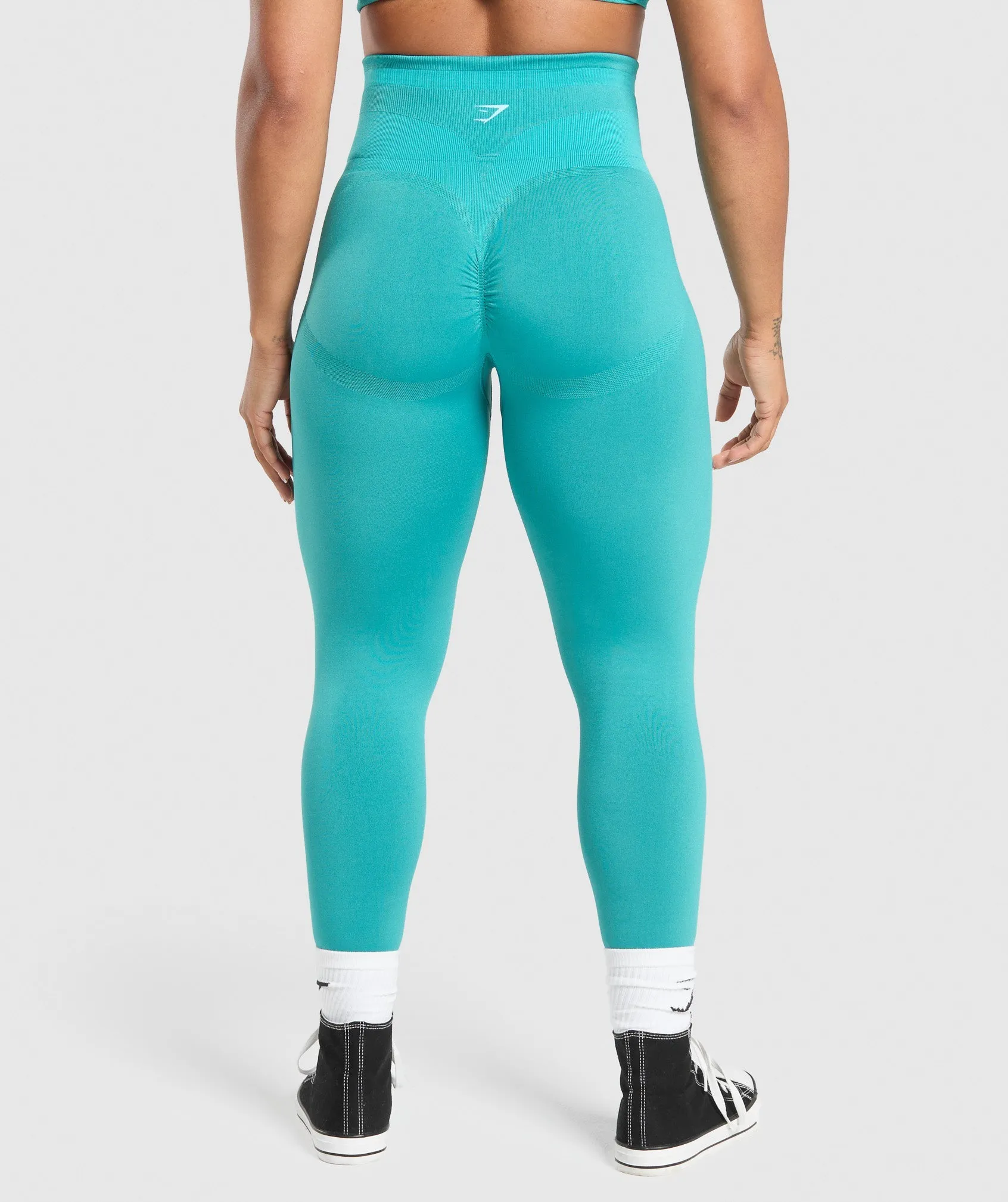 Gymshark Glute Boost Seamless Leggings- Bondi Teal/Artificial Teal