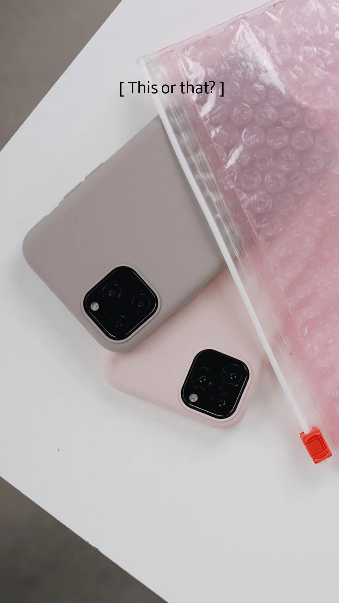 Holdit Phone Case Silicone iPhone 11 Pro / Xs / X - Blush Pink