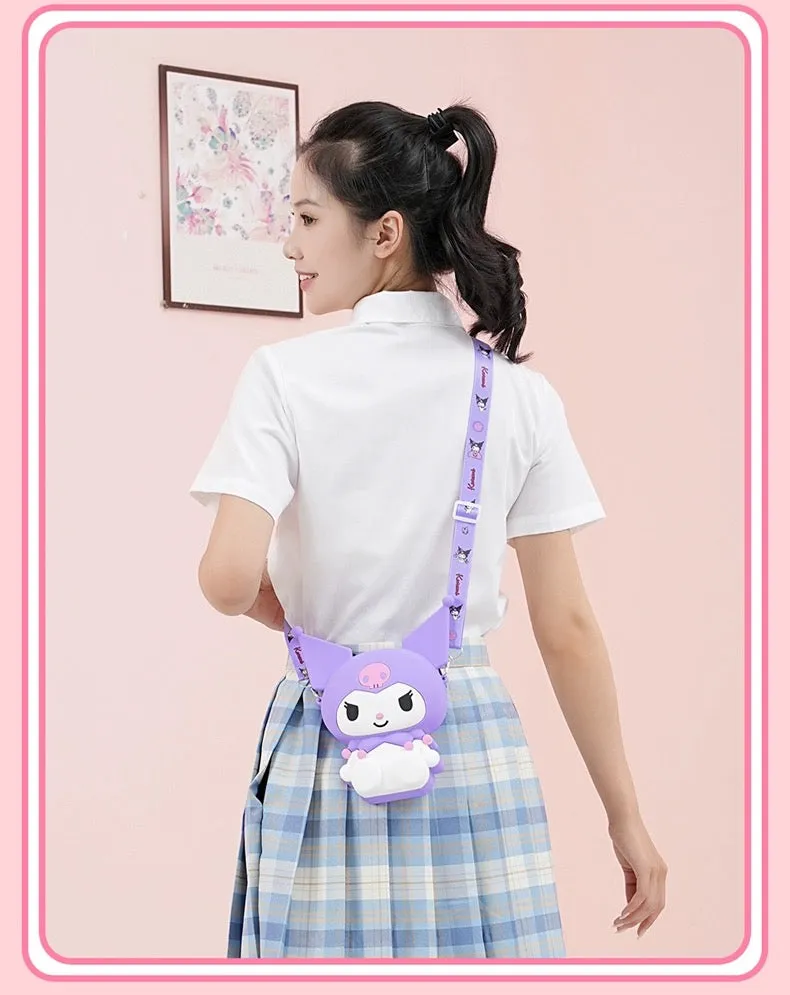 Japan Sanrio Silicone 3D Sit Pose Shoulder Bag | My Melody Kuromi -  Kawaii Bag Birthday Girlfriend Children Gift