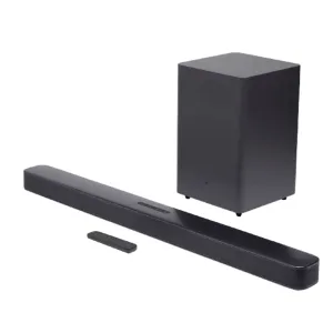 JBL Bar 2.1 Deep Bass 300W 2.1 Channel Soundbar with 6.5-Inch Wireless Subwoofer