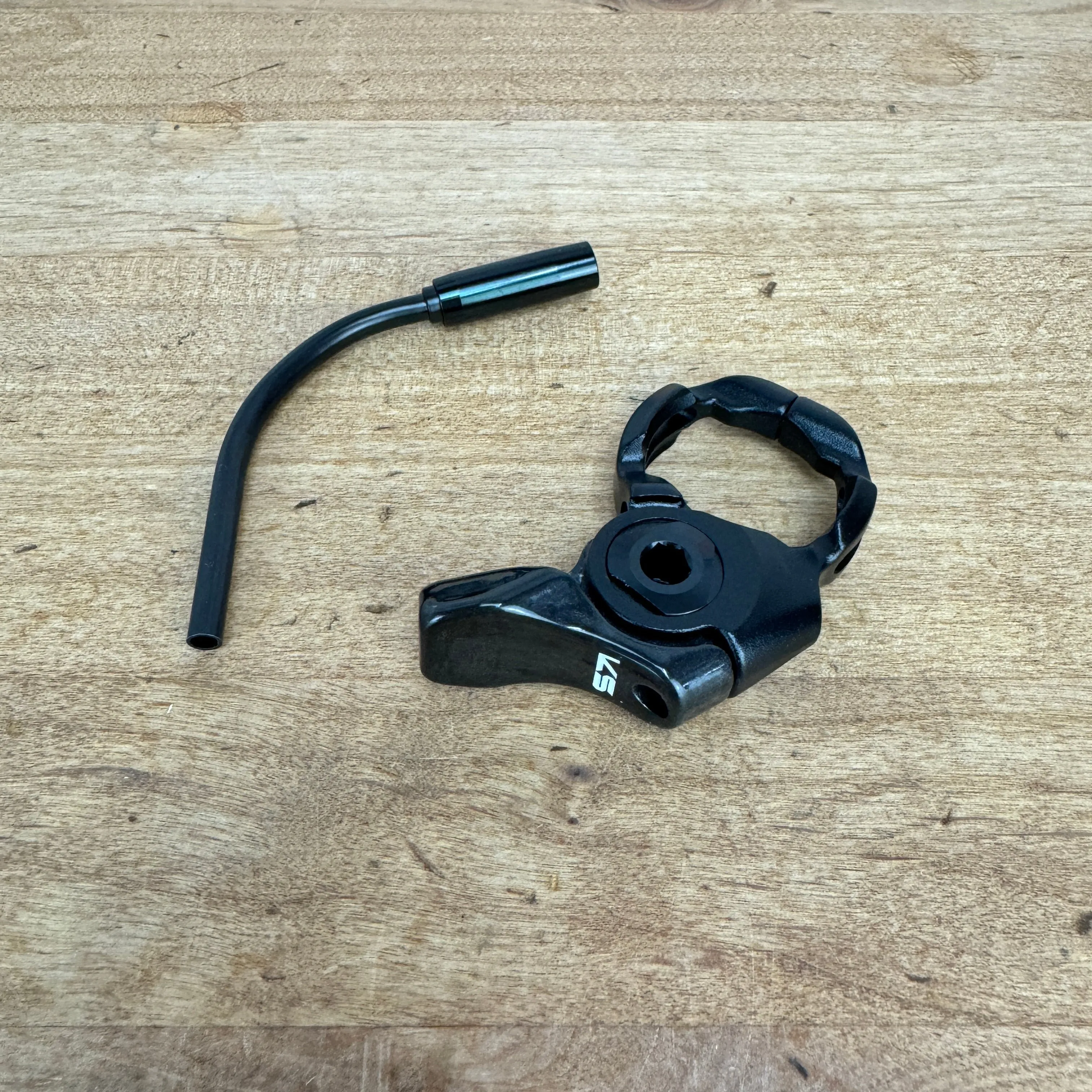 KS KGSL Carbon Clamp On 22.2mm Dropper Seatpost Remote 18g