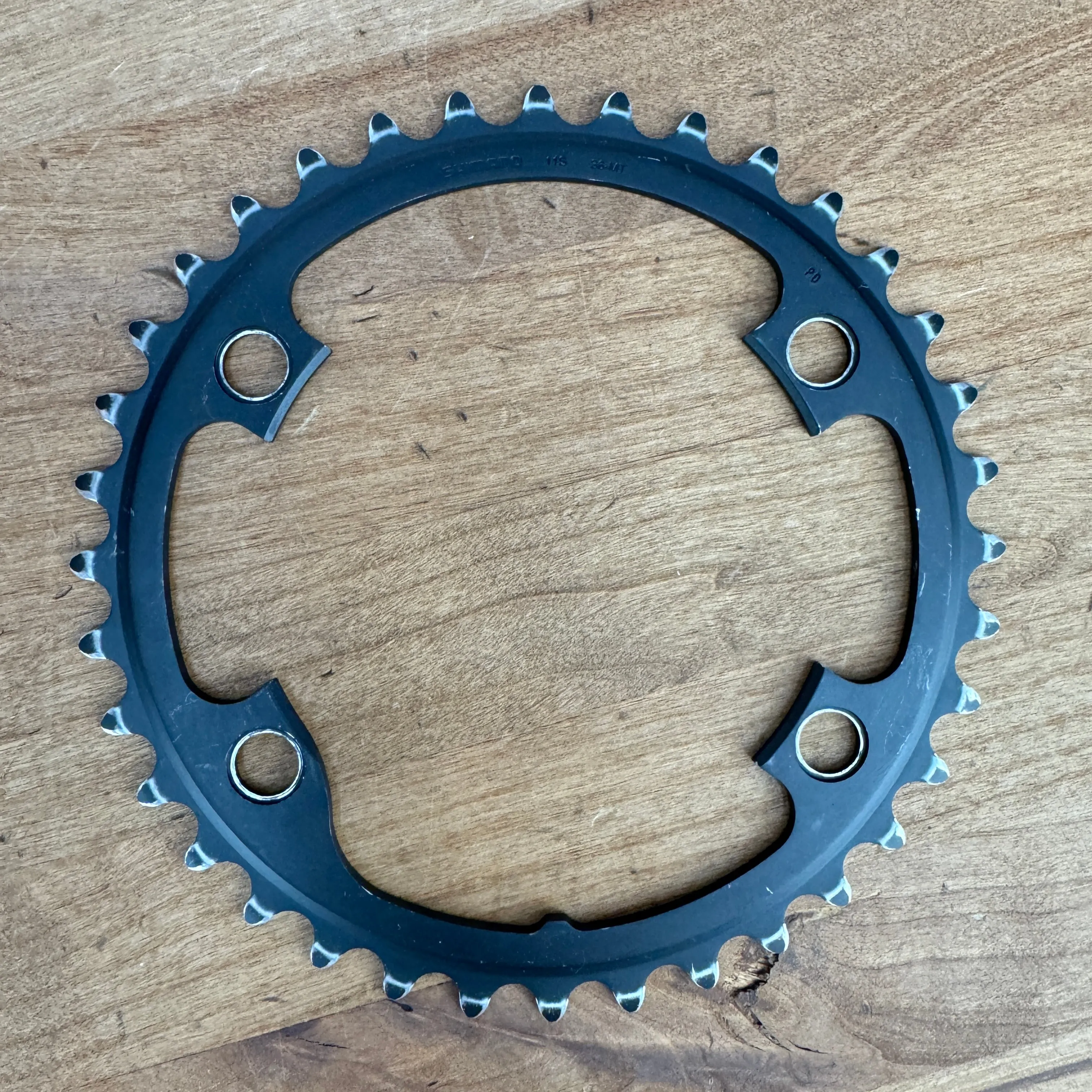 Light Use! Shimano Ultegra R8000 52/36t 11-Speed 110BCD Chainring Set 156g