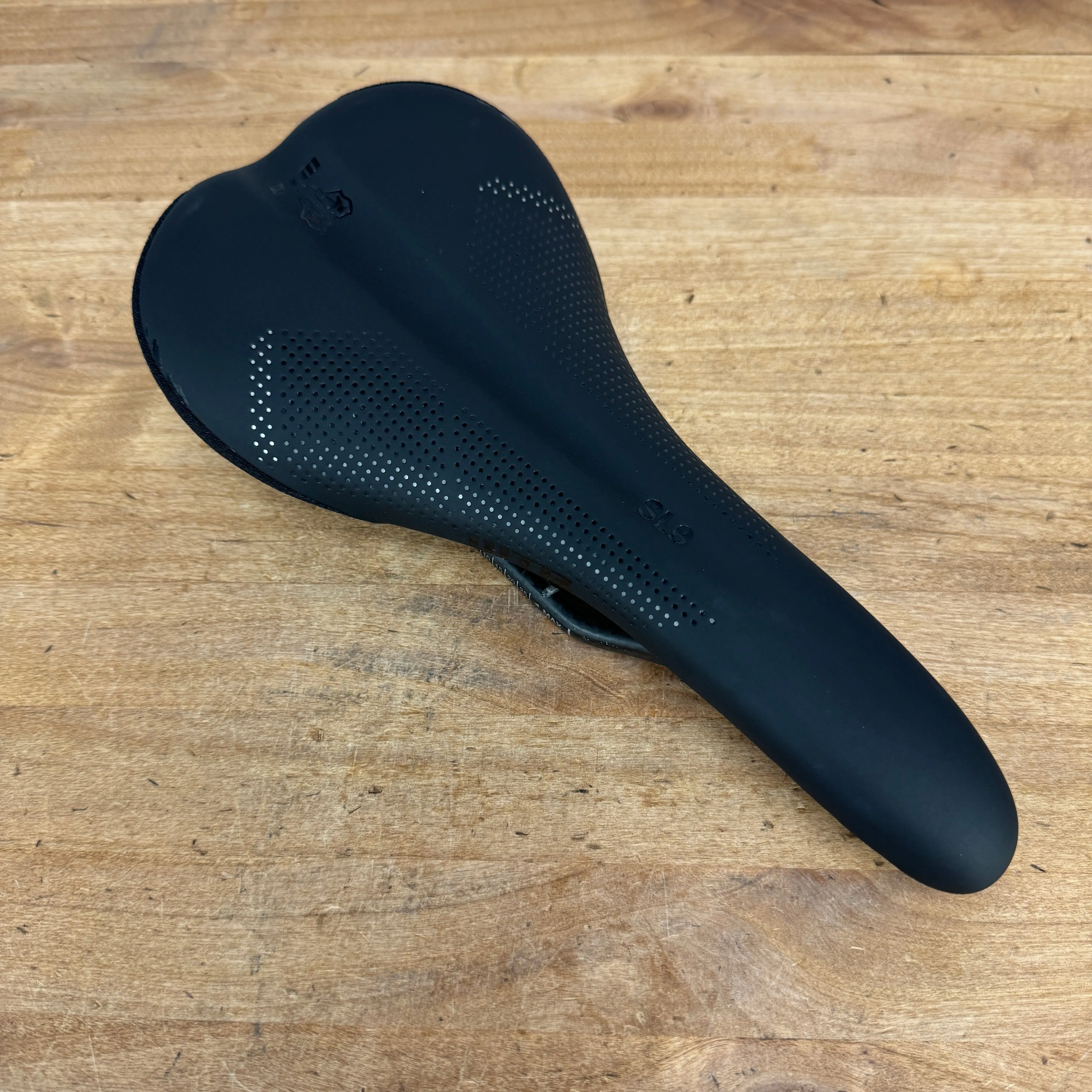 Light Wear! WTB SL8 127mm 7x9mm Oval Carbon Rails Black Bike Saddle 158g