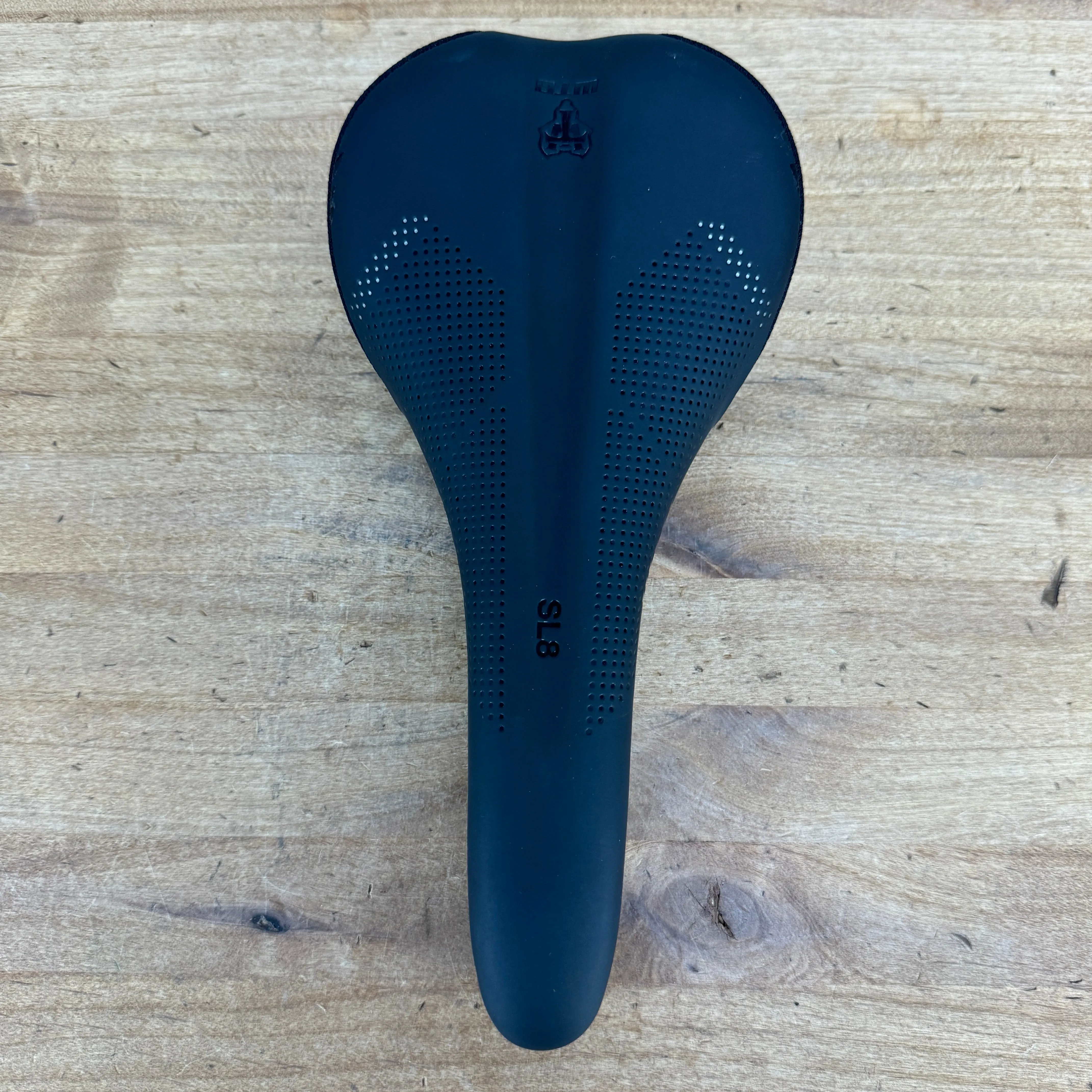 Light Wear! WTB SL8 127mm 7x9mm Oval Carbon Rails Black Bike Saddle 158g