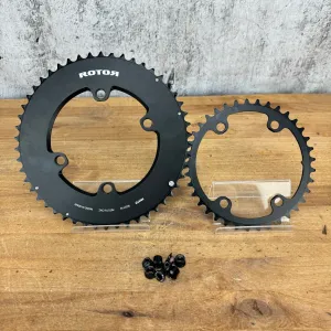 Low Mile! Rotor Aero 110x4 BCD 50/37t 11/12-Speed Round Chainring Set 170g