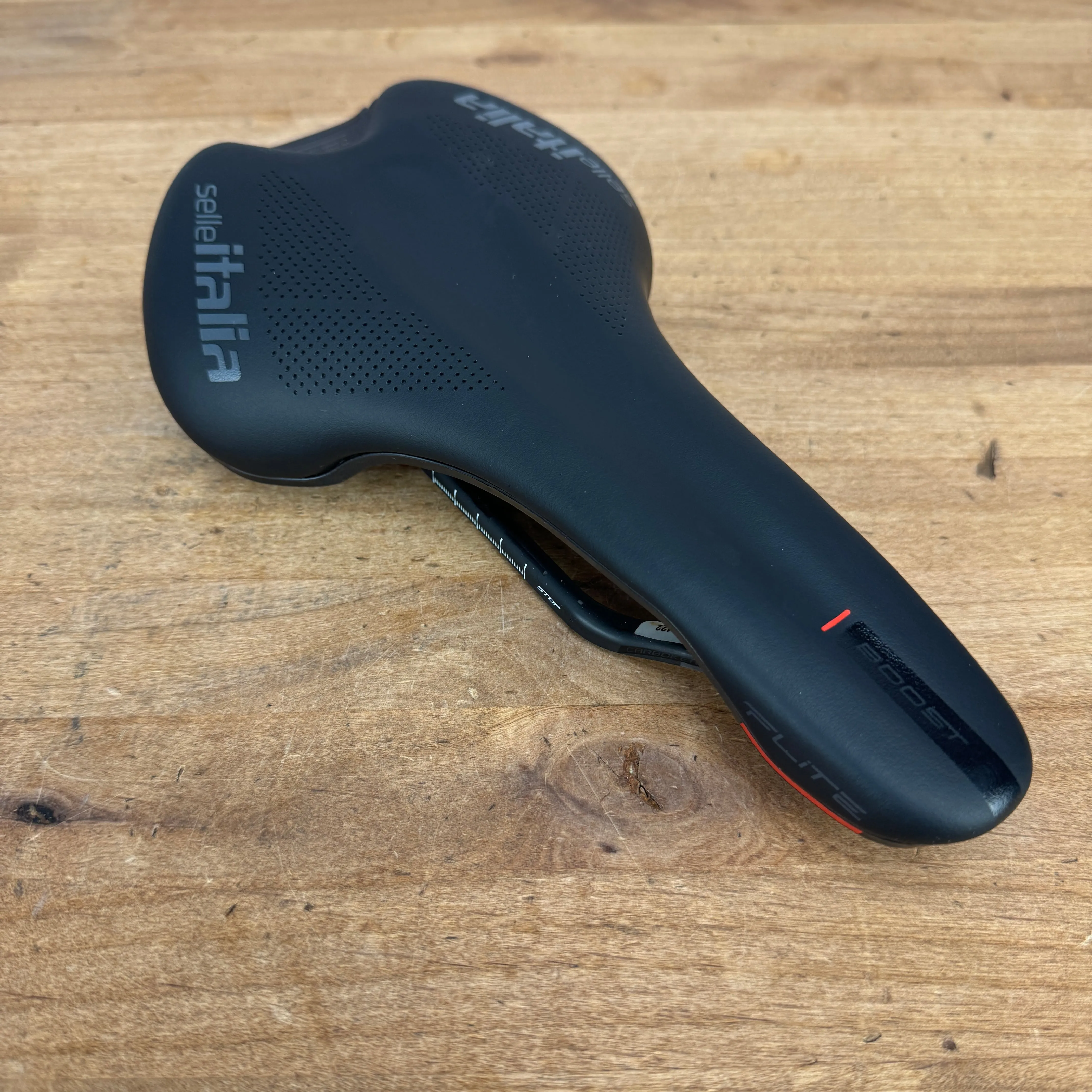 Low Mile! Selle Italia Flite Boost Kit Carbonio 7x9mm Carbon Rails 145mm Saddle