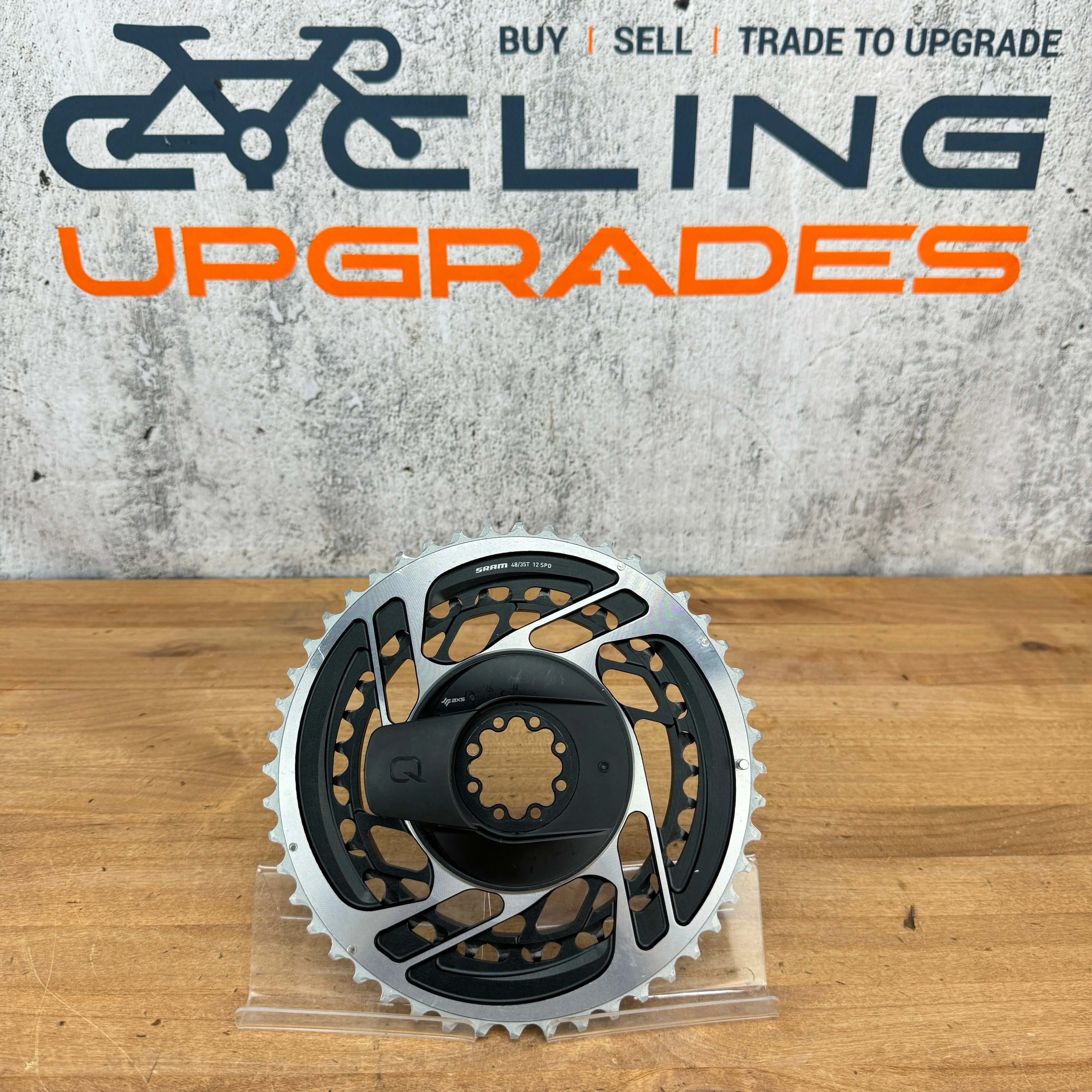 Low Mile! SRAM Red AXS Quarq 48/35t 12-Speed Quarq Power Meter Chainring Set