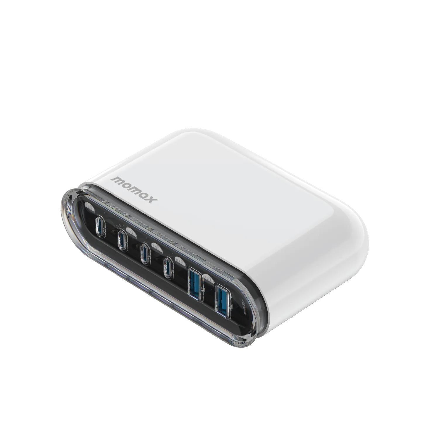 MOMAX 1-Charge Flow  120W USB-C & USB-A 6-Port GaN Desktop Charger