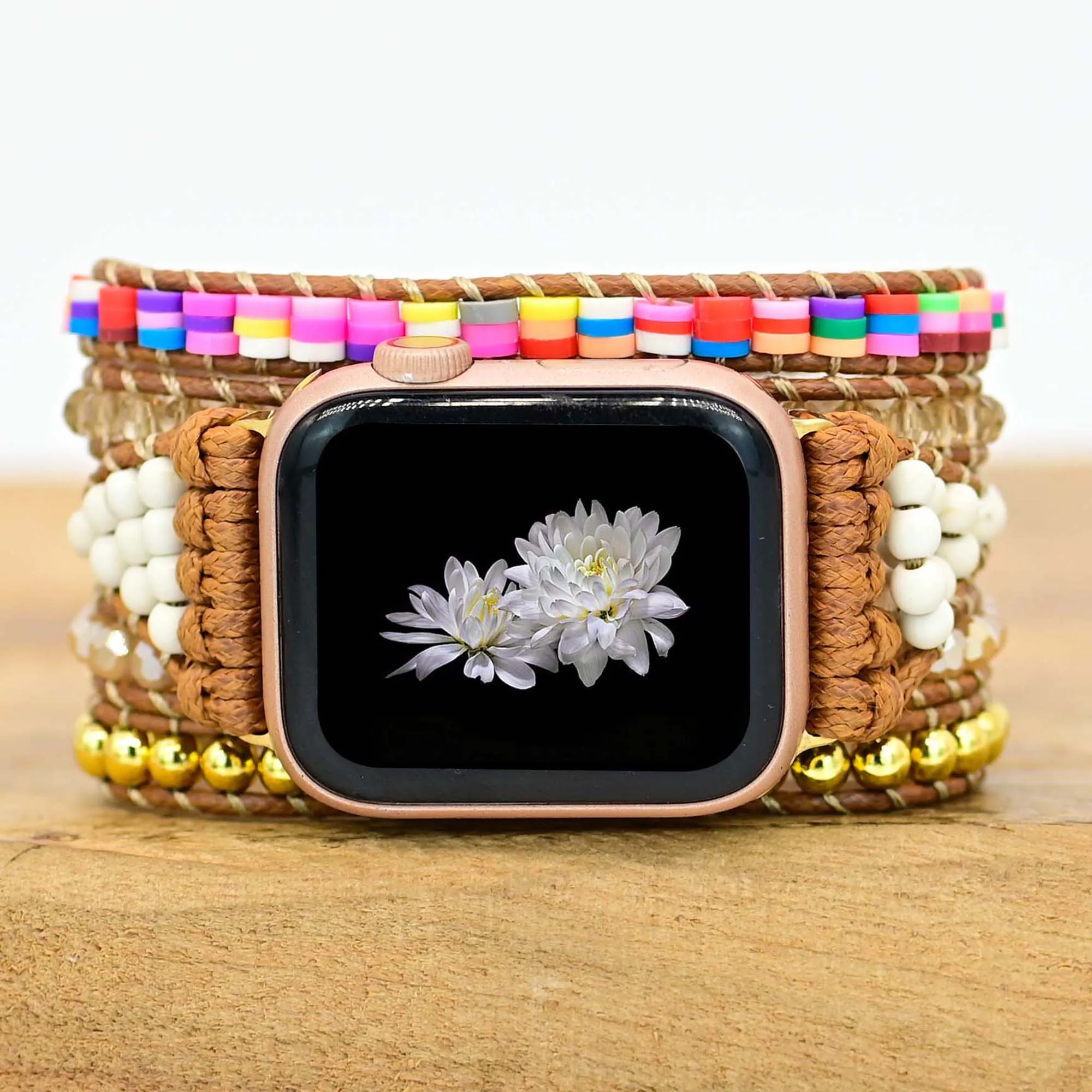 Neon Jasper Bohemian Wrapsody Bracelet Band For Apple Watch