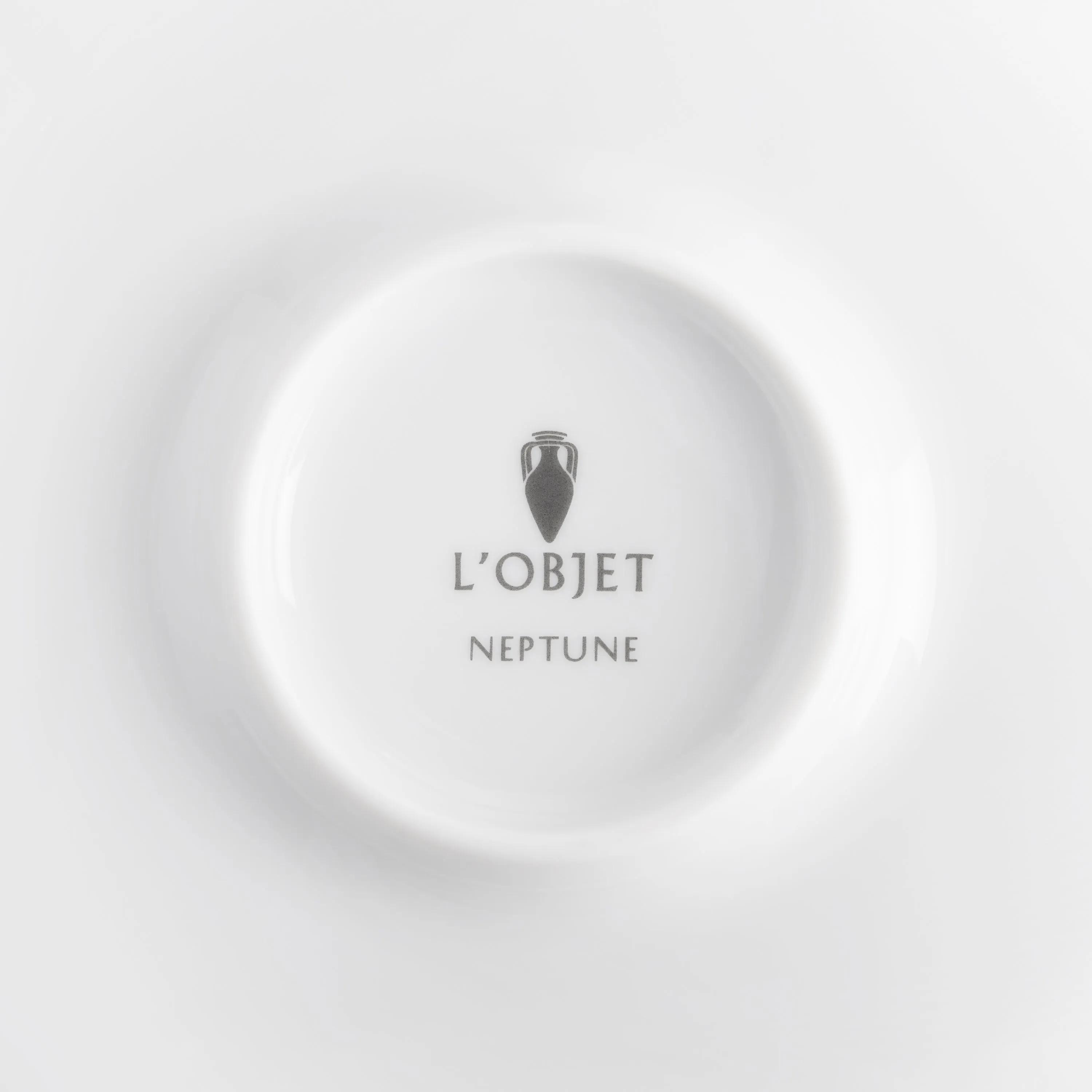 Neptune Espresso Cup   Saucer- White