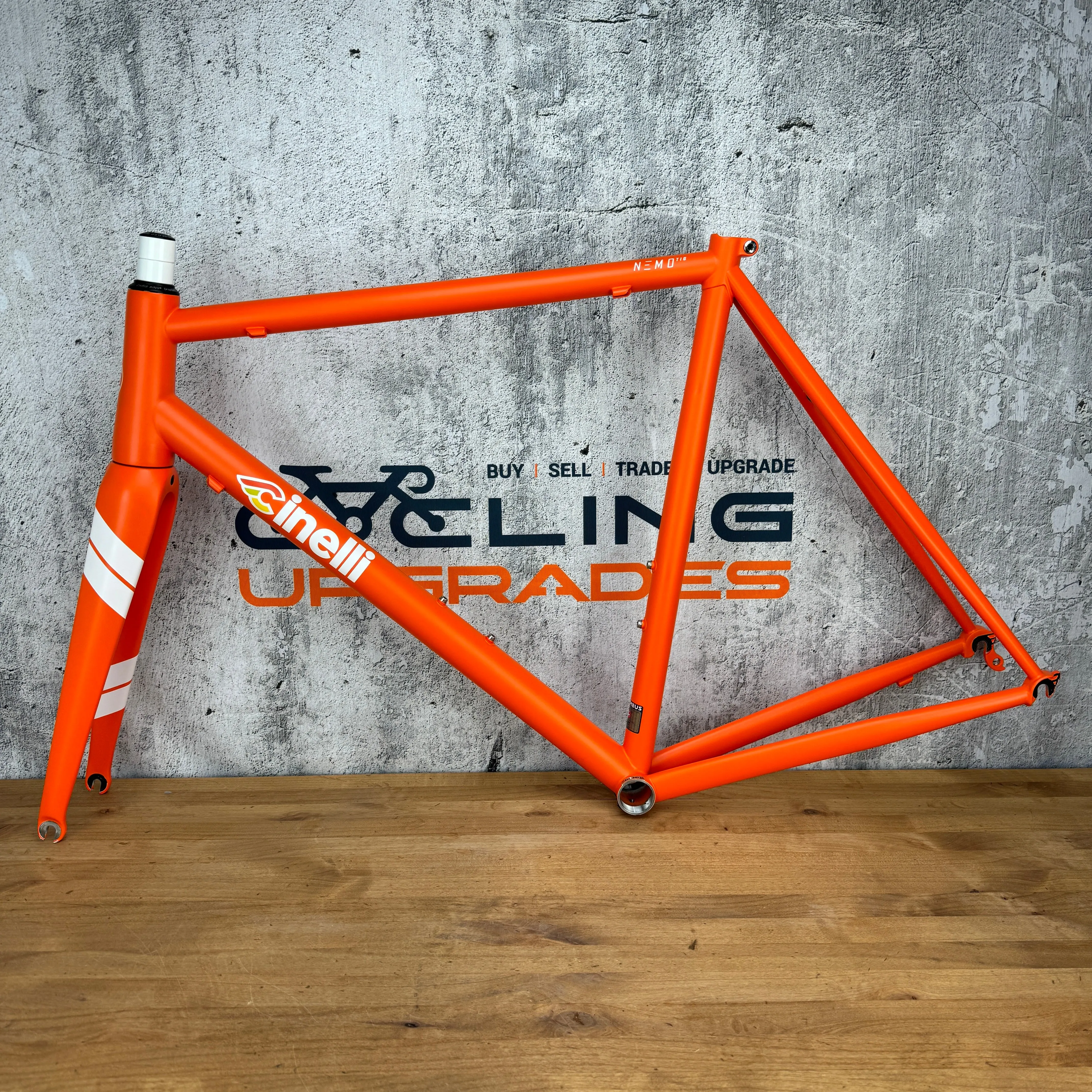 New! 2024 Cinelli Nemo Tig Large (55cm) Rim Brake Steel Frameset 700c Chris King