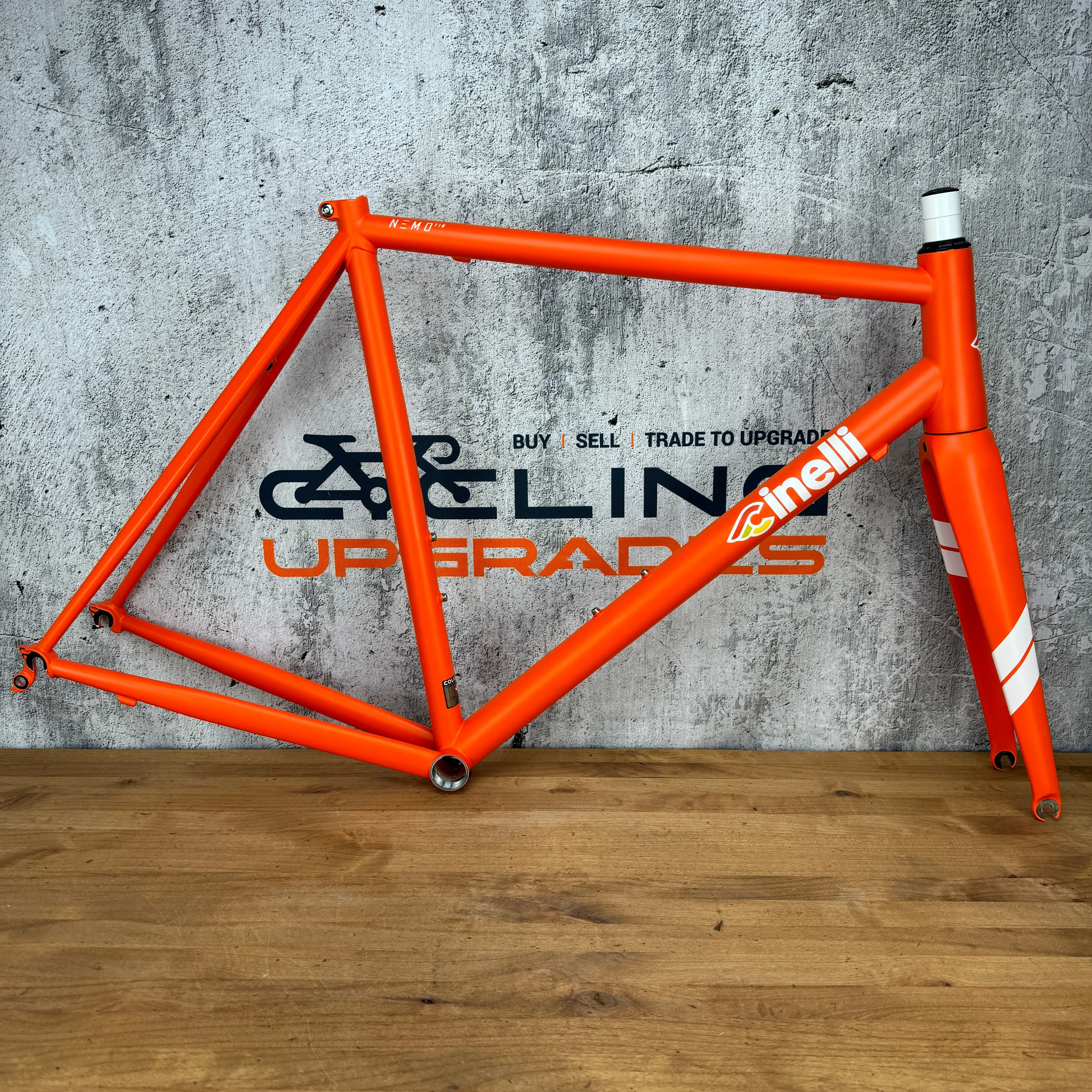 New! 2024 Cinelli Nemo Tig Large (55cm) Rim Brake Steel Frameset 700c Chris King